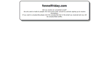 Tablet Screenshot of fennelfriday.com